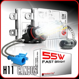 55W H8/H9/H11 (they are same)  Heavy Duty Fast Bright CANBUS AC HID Xenon Conversion Kit No OBC Error